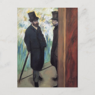 Edgar Degas: Friends at the Theatre Postcard