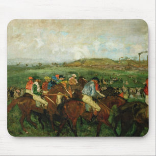 Edgar Degas Gentlemen race, Before the Departure Mouse Pad