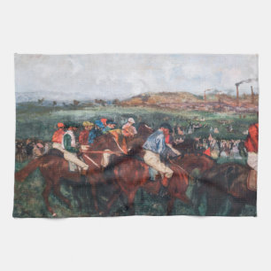 Edgar Degas - Gentlemen Race Kitchen Towel