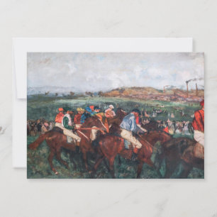 Edgar Degas - Gentlemen Race Thank You Card