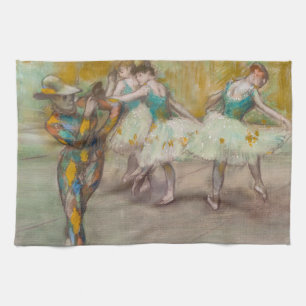 Edgar Degas - Harlequin Dance Kitchen Towel