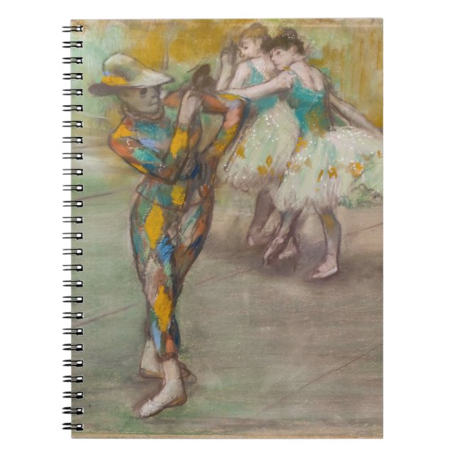 Edgar Degas - Harlequin Dance Notebook (Front)