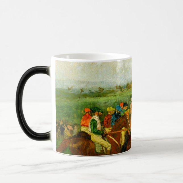 Edgar Degas Horseback Riding Magic Mug (Left)