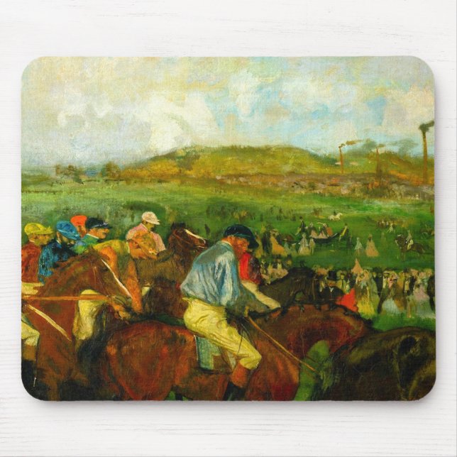 Edgar Degas Horseback Riding Mouse Pad (Front)