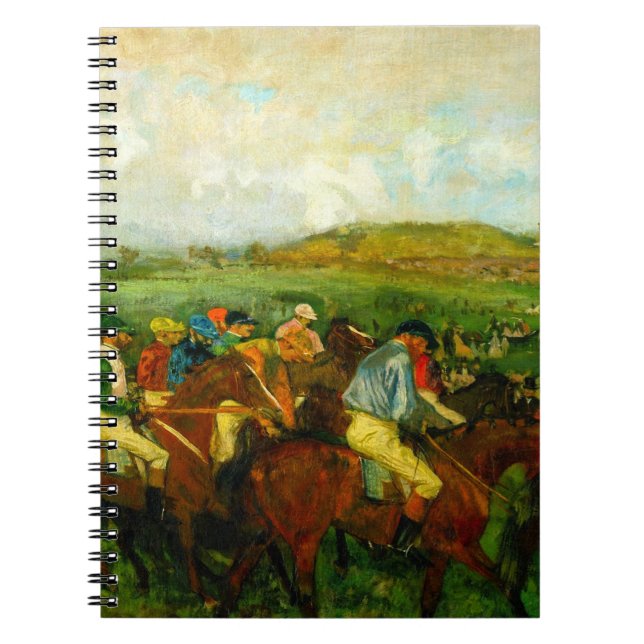 Edgar Degas Horseback Riding Notebook (Front)