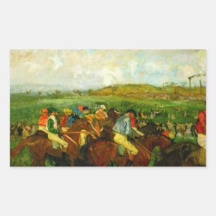 Edgar Degas Horseback Riding Sticker