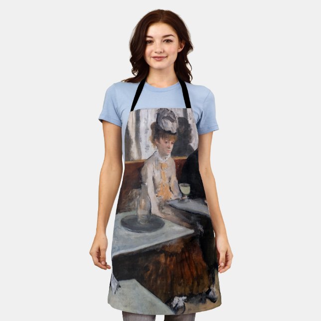 Edgar Degas - In a Cafe / The Absinthe Apron (Worn)