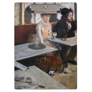 Edgar Degas - In a Cafe / The Absinthe Clipboard