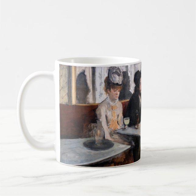 Edgar Degas - In a Cafe / The Absinthe Coffee Mug (Left)