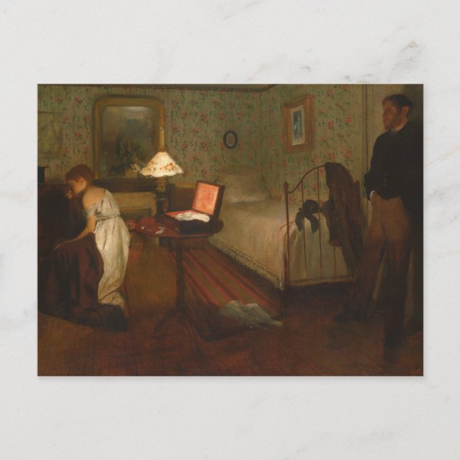 Edgar Degas - Interior Postcard (Front)