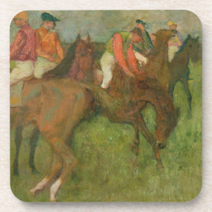 Edgar Degas   Jockeys, 1886-90 Coaster