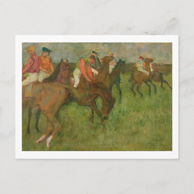Edgar Degas | Jockeys, 1886-90 Postcard (Front)