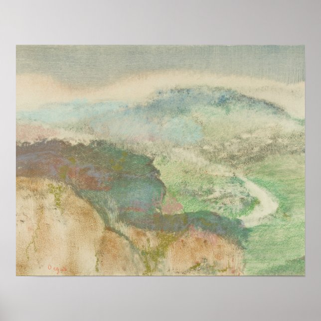 Edgar Degas - Landscape Poster (Front)