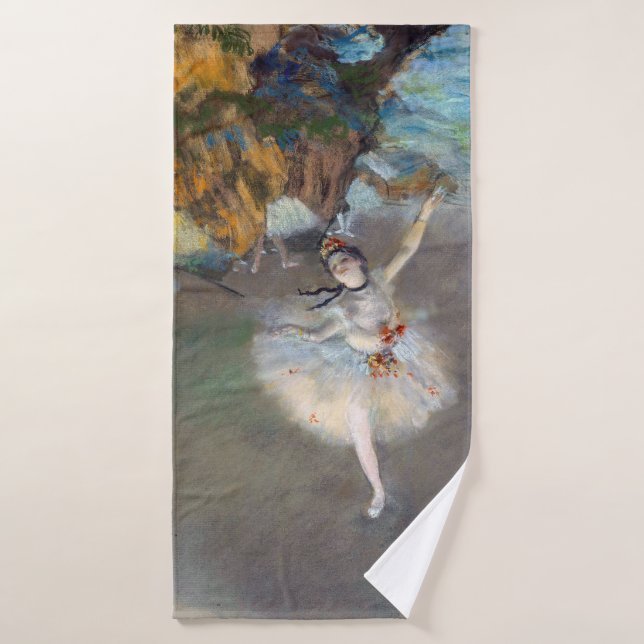 Edgar Degas - L'Étoile / Danseur sur scène (Serviette de bain)