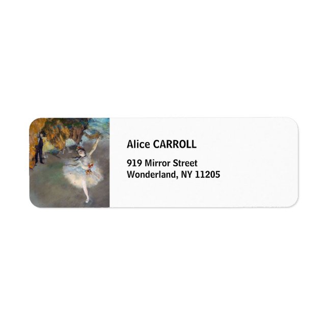 Edgar Degas - L'Étoile / Danseur sur scène (Devant)