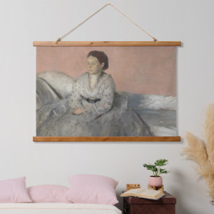 Edgar Degas Madam Rene Impressionism Art Wood Wall Hanging Tapestry