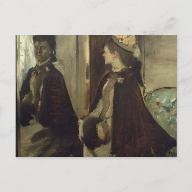 Edgar Degas | Madame Jeantaud in the mirror Postcard (Front)