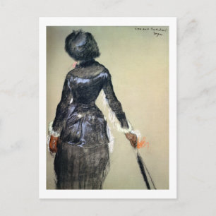 Edgar Degas Mary Cassatt at the Louvre Postcard