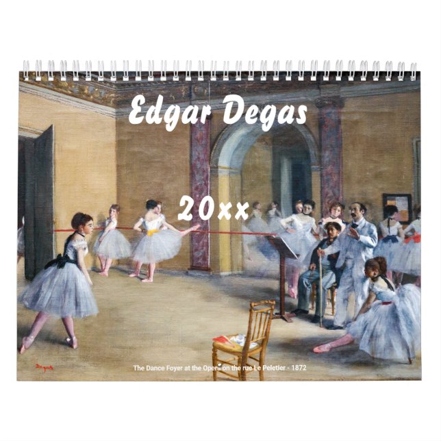Edgar Degas Masterpieces Selection Calendar (Cover)