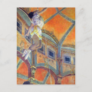 Edgar Degas - Miss Lala in Circus Fernando Postcard