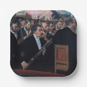 Edgar Degas - Orchestra at the Opera Paper Plate