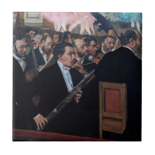 Edgar Degas - Orchestra at the Opera Tile