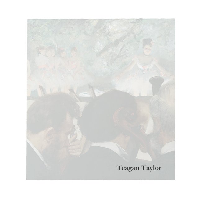 Edgar Degas | Orchestra Musicians Notepad (Front)