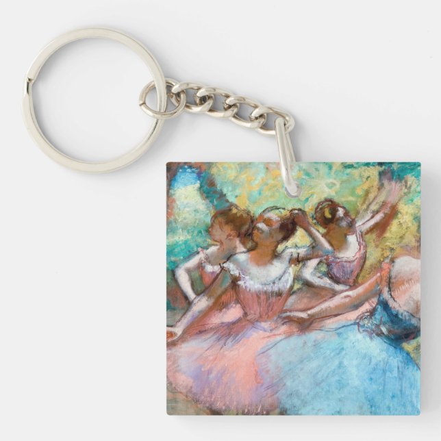 Edgar Degas - Quatre Ballerinas sur scène (Devant)