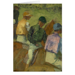 Edgar Degas   quatre jockeys