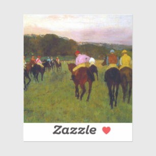 Edgar Degas Race Horses at Longchamp