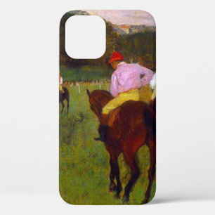 Edgar Degas Race Horses at Longchamp iPhone 12 Case