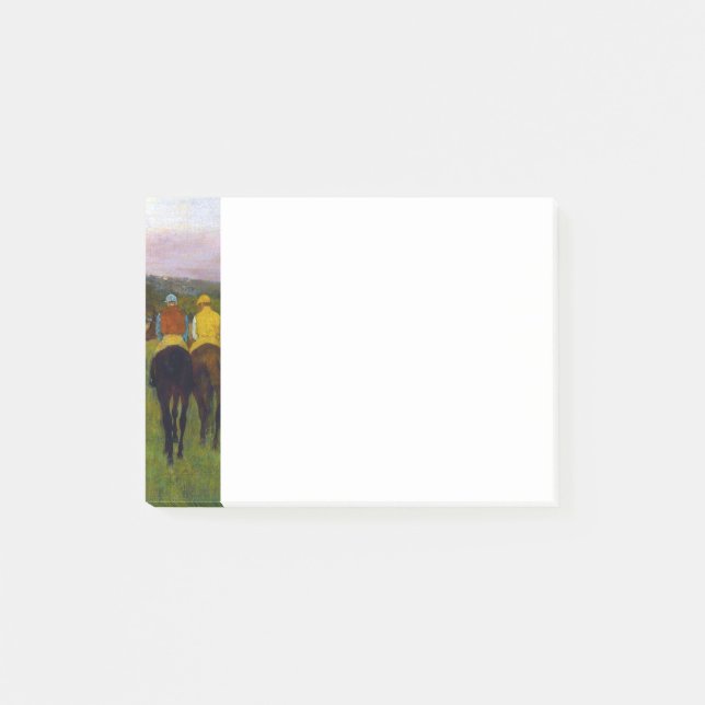 Edgar Degas Race Horses at Longchamp Post-it Notes (Front)