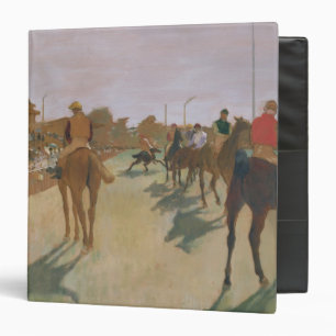 Edgar Degas   Race Horses in front of the Stands Binder