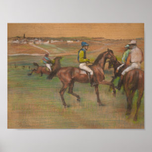 Edgar Degas - Race Horses Poster