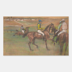 Edgar Degas - Race Horses Sticker