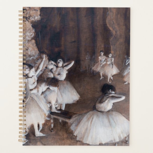 Edgar Degas - Répétition de ballet sur scène (Devant)
