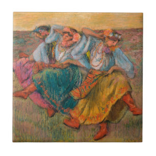 Edgar Degas Russian Dancers Tile