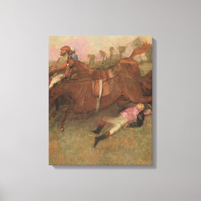 Edgar Degas | Scene from the Steeplechase Canvas Print (Front)