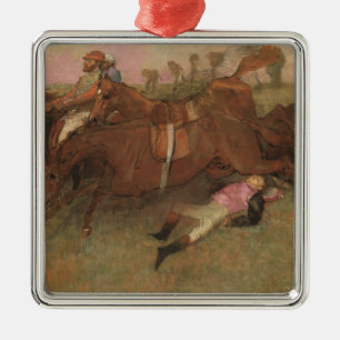Edgar Degas   Scene from the Steeplechase Metal Ornament