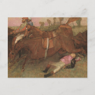 Edgar Degas   Scene from the Steeplechase Postcard