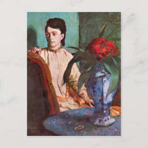 Edgar Degas - Seated woman Postcard