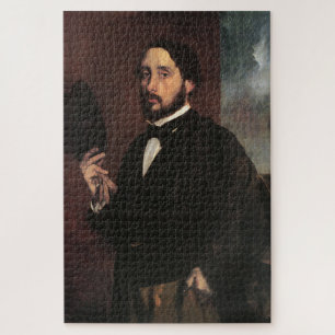 Edgar Degas: Self-Portrait 1863 Jigsaw Puzzle