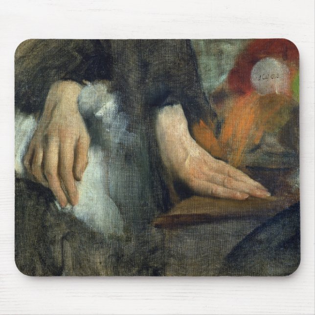 Edgar Degas | Study of Hands, 1859-60 Mouse Pad (Front)