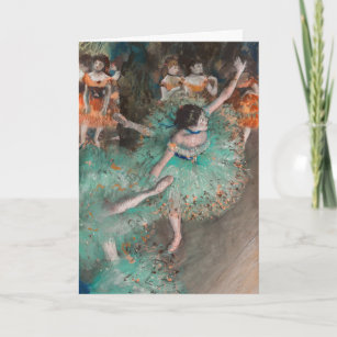 Edgar Degas - Swaying Dancer / Dancer in Green Card