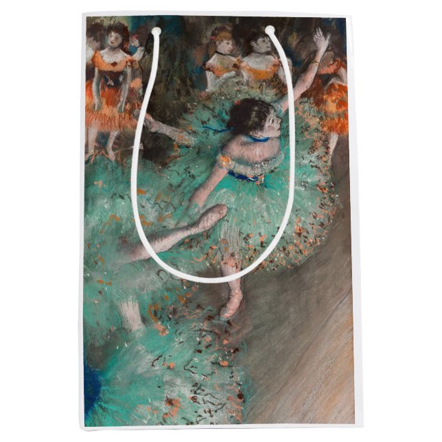 Edgar Degas - Swaying Dancer / Dancer in Green Medium Gift Bag (Front)