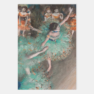 Edgar Degas - Swaying Dancer / Dancer in Green Wrapping Paper Sheet