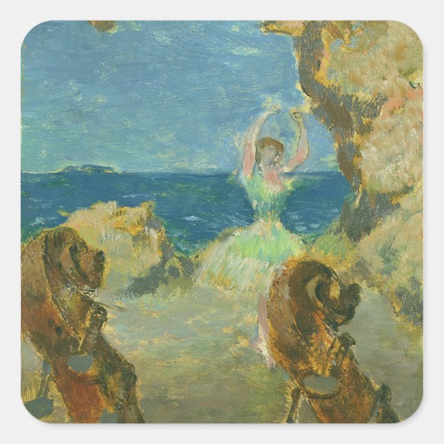 Edgar Degas | The Ballet Dancer, 1891 Square Sticker (Front)