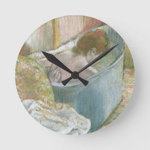 Edgar Degas The Bath Round Clock
