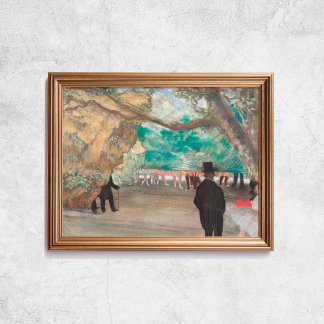 Edgar Degas The Curtain Dancers Art Poster