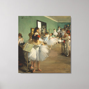 EDGAR DEGAS - The dance class 1874 Canvas Print